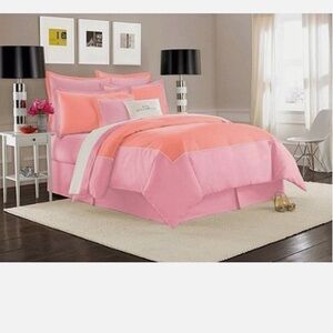 kate spade Pink and Orange Comforter Set